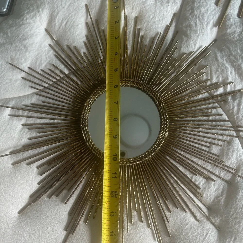 5 Radiant Gold Starburst Mirror
